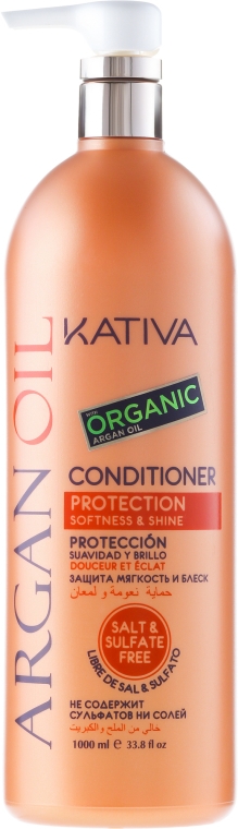 Увлажняющий кондиционер для волос с маслом Арганы - Kativa Argan Oil Conditioner — фото N7