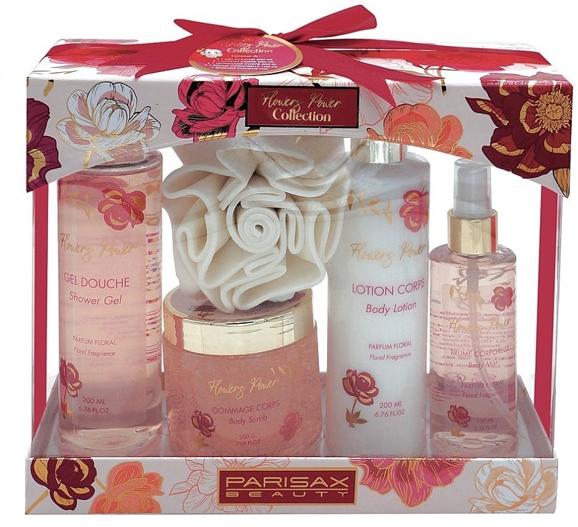 Набор, 5 продуктов - Parisax Beauty Flowers Power Gift Set — фото N3
