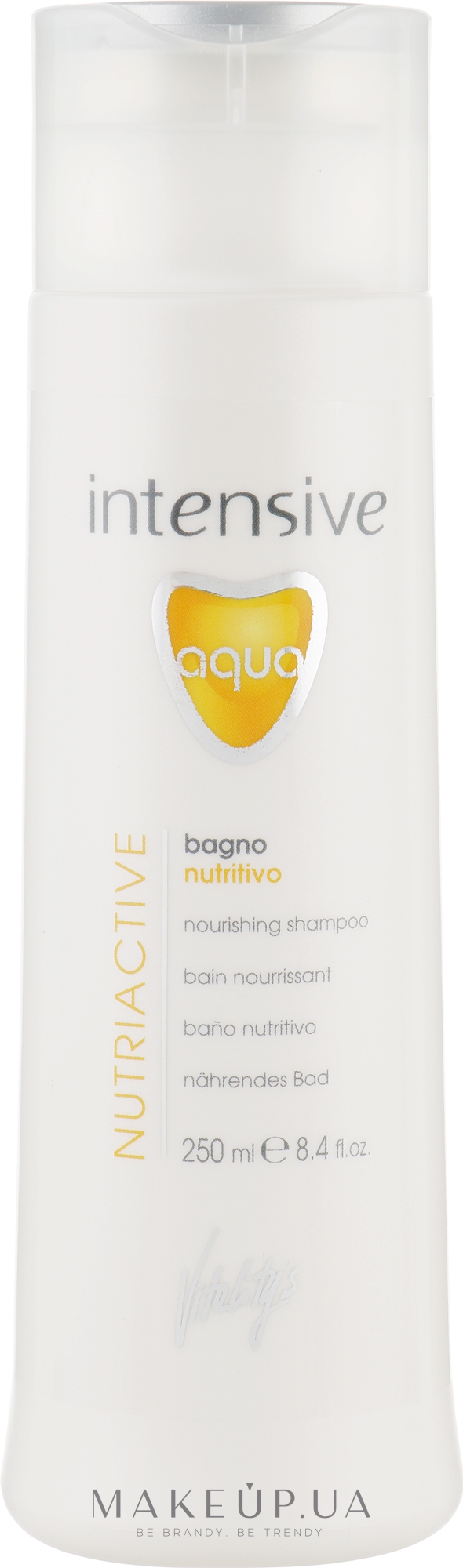 Живильний шампунь для сухого волосся - vitality's Intensive Aqua Nourishing Shampoo — фото 250ml