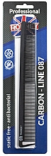 Расческа для волос, 227 мм - Ronney Professional Carbon Comb Line 087 — фото N1
