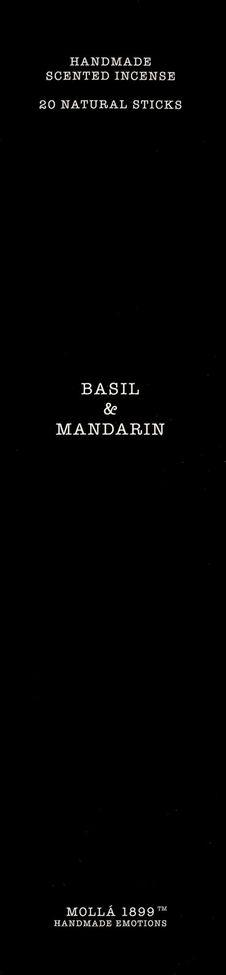 Cereria Molla Basil & Mandarin - Ароматичні палички — фото 20шт
