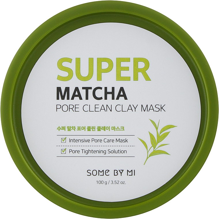 Очищувальна глиняна маска для обличчя - Some By Mi Super Matcha Pore Clean Clay Mask