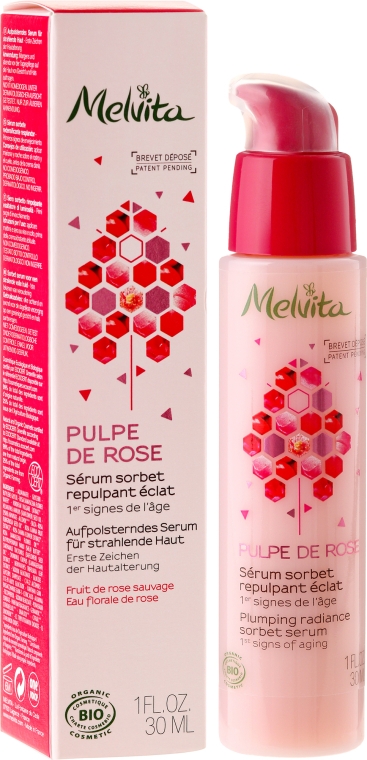 Сыворотка-сорбет для лица - Melvita Pulpe De Rose Sorbet Serum — фото N1