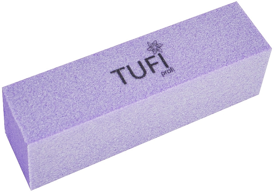 Бафік "Брусок" 150/150 грит, фіолетовий - Tufi Profi Premium