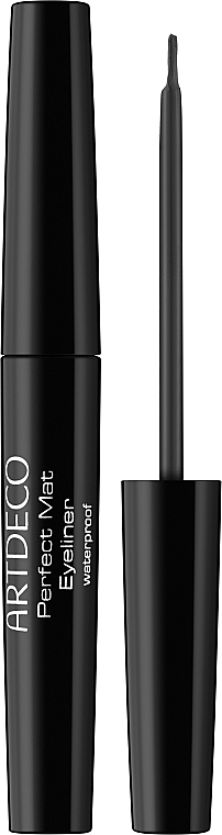 Рідка підводка для очей водостійка з матовим ефектом - Artdeco Perfect Mat Eyeliner Waterproof