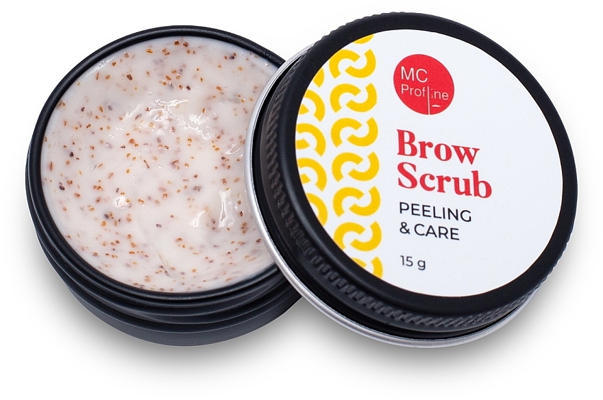 Скраб для брів - Miss Claire MC Profline Peeling&Care Brow Scrub