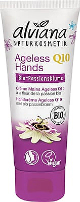 Крем для рук - Alviana Naturkosmetik Ageless Q10 Hands Organic Passionflower — фото N1