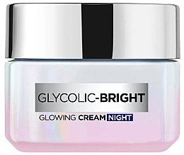 Ночной осветляющий крем для лица - L'Oreal Paris Glycolic-Bright Glowing Night Cream — фото N1