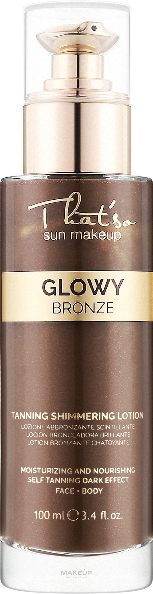 Автозасмага з шиммером - That's So Glowy Bronze — фото 100ml