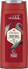 Шампунь-гель для душу 3 в 1 - Old Spice Deep Sea With Ocean Breeze Scent Shower Gel + Shampoo 3 in 1 — фото N5