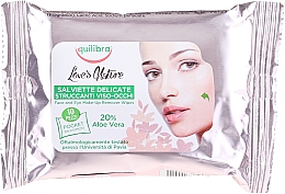 Набір - Equilibra Love’s Nature (eyeliner/1.1g + mascara/12ml + wipes/10pc) — фото N2