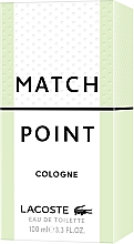 Lacoste Match Point Cologne - Туалетная вода — фото N3