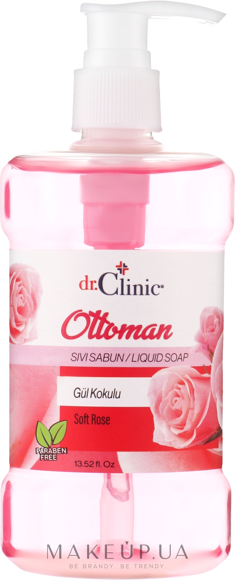 Жидкое мыло с экстрактом розы - Dr. Clinic Ottoman Soft Rose Liquid Soap — фото 400ml