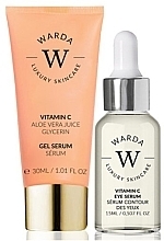 Духи, Парфюмерия, косметика Набор - Warda Skin Glow Boost Vitamin C (gel/serum/30ml + eye/serum/15ml)