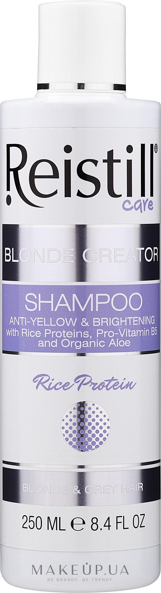 Шампунь для нейтралізації жовтизни фарбованого й світлого волосся - Reistill Blonde Creator Shampoo — фото 250ml