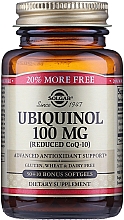 Парфумерія, косметика Харчова добавка "Убихінол", 100 мг - Solgar Ubiquinol (reduced CoQ-10)