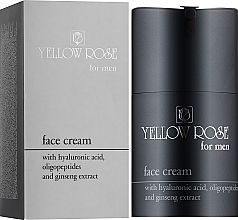 Антивіковий крем для чоловіків для обличчя - Yellow Rose Face Cream For Men — фото N2