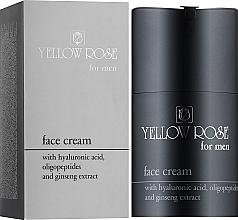 Антивозрастной крем для мужчин для лица - Yellow Rose Face Cream For Men — фото N2