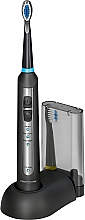 Парфумерія, косметика Звукова зубна щітка з насадками, PC-EZS 3056, чорна - ProfiCare