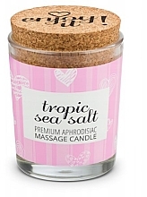 Свічка для масажу "Тропічна морська сіль" - Magnetifico Enjoy It Premium Aphrodisiac Massage Candle Tropic Sea Salt — фото N2