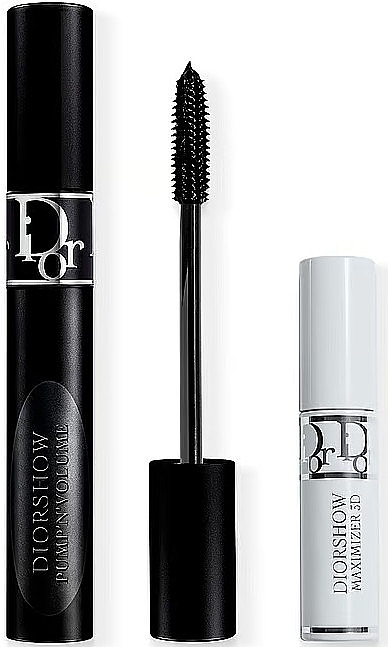 Набор - Dior Diorshow Pump'n Volume + Mini Diorshow Maximizer 3D (mascara/6g + l/primer/4ml) — фото N2