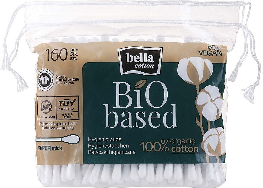 Ватні палички "Cotton", еко - Bella Cotton Bio