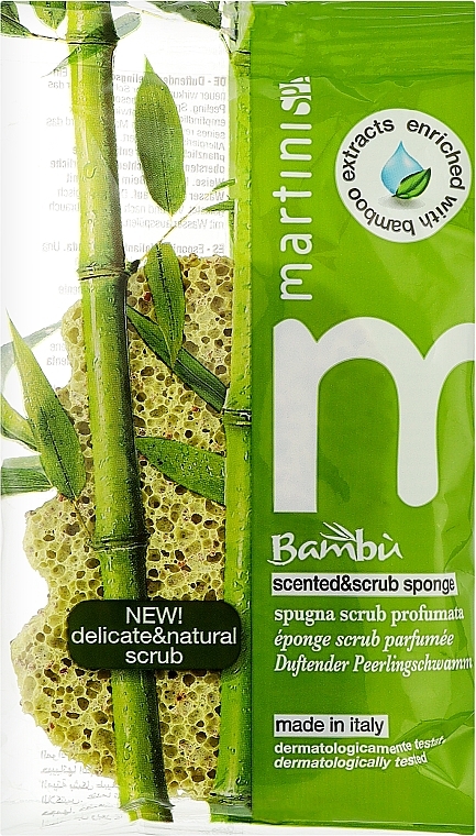 Пилинг-губка для тела - Martini Spa Bambu Exfoliating Sponge — фото N1