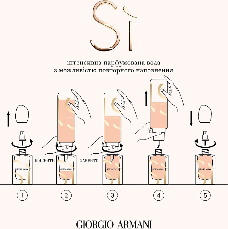 Giorgio Armani Si Intense - Интенсивная парфюмированная вода (сменный блок) — фото N10