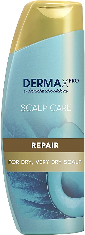 Шампунь для сухої й дуже сухої шкіри голови - Head & Shoulders Derma X Pro Scalp Care Repair — фото N1