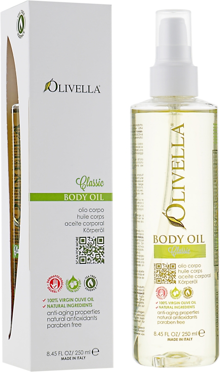 Тонізувальна олія для тіла - Olivella Classic Body Oil — фото N1