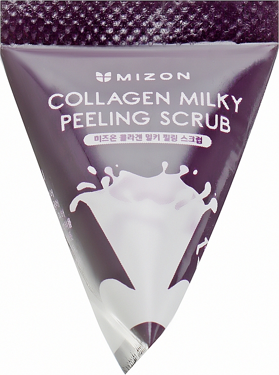 Скраб для лица с коллагеном и молочным белком - Mizon Collagen Milky Peeling Scrub