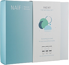 Набор - Naif Face Kit (d/f/cr/50ml + n/f/cr/50ml + f/scr/50ml) — фото N1