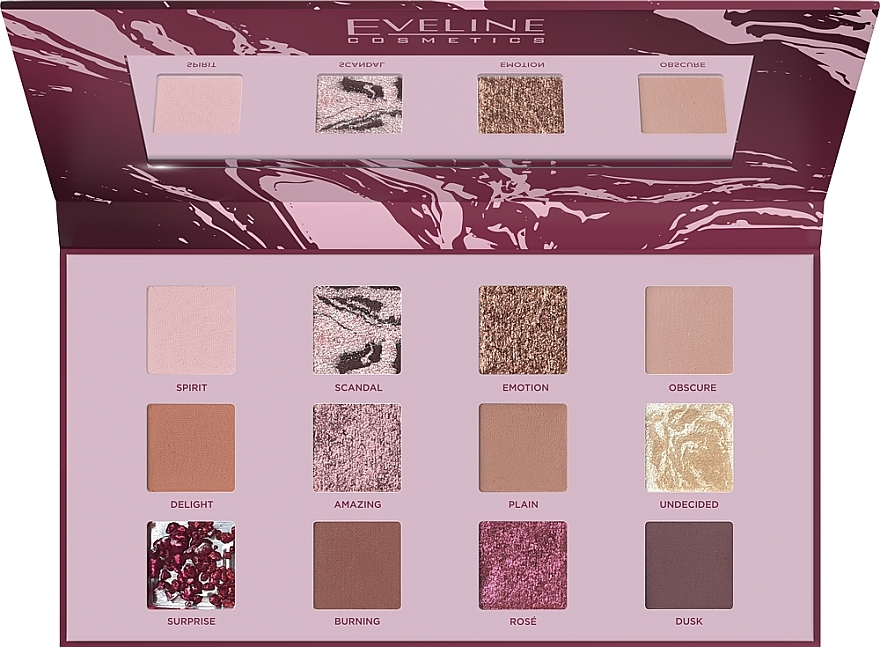 ПОДАРУНОК! Палетка тіней для повік - Eveline Cosmetics Shocking Nudes Eyeshadow Palette — фото N1