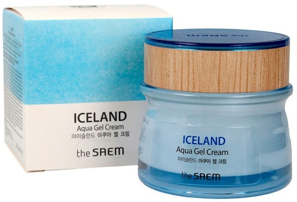 Крем-гель для обличчя зволожувальний - The Saem Iceland Aqua Gel Cream