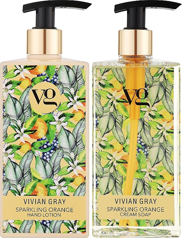 Набор - Vivian Gray Sparkling Orange (h/soap/350ml + h/lot/350ml) — фото N2