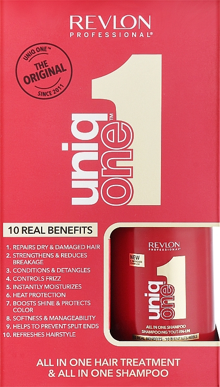 Набір - Revlon Professional Uniqone All in One Great Hair Care Set (shm/100ml + h/mask/150ml) — фото N1