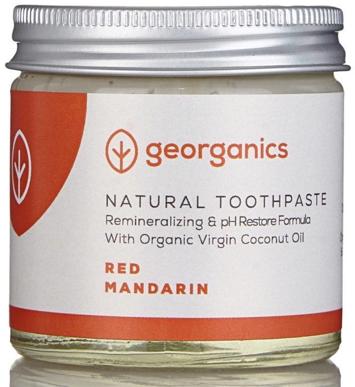 Дитяча натуральна зубна паста - Georganics Red Mandarin Natural Toothpaste — фото N1