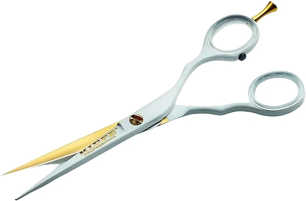 Ножиці перукарські, 2445/5, білі - Kiepe Hair Scissors Luxury Regular 5" — фото N1