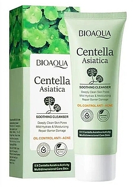 Пенка для умывания с центеллой азиатской - Bioaqua Centella Asiatica Soothing Cleanser — фото N1