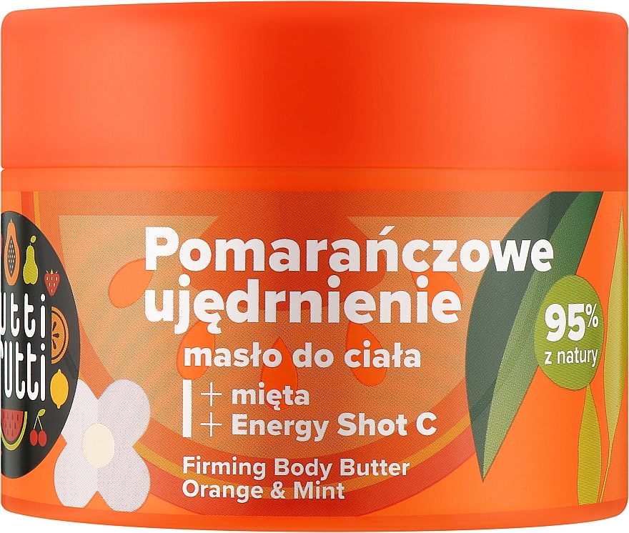 Укрепляющее масло для тела "Апельсин и мята" - Farmona Tutti Frutti Firming Body Butter Orange And Mint