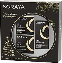 Парфумерія, косметика Набір - Soraya Art&Diamonds 70+ (cr/face 50ml + cr/night 50 ml + eye/cr 15ml)