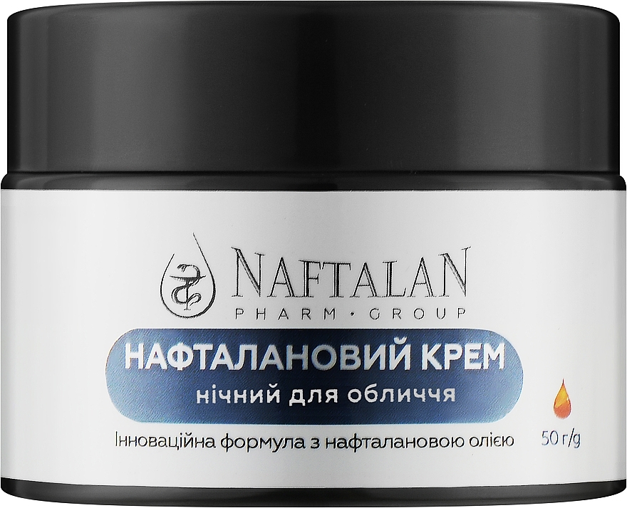 Нафталановий нічний крем для обличчя - Naftalan Pharm Group — фото N1