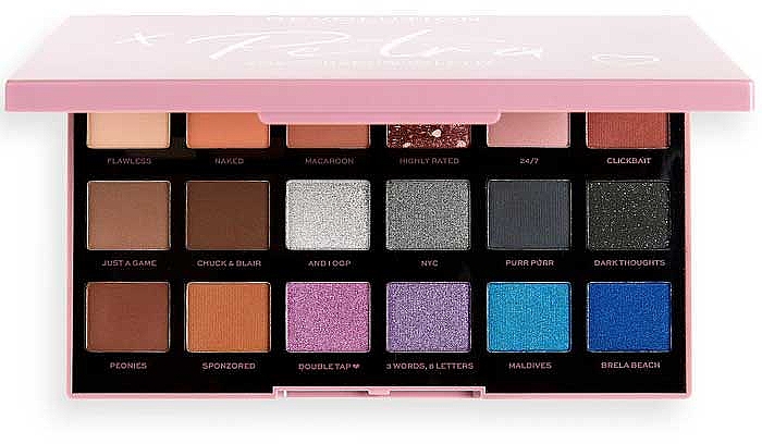 Палетка тіней для повік - Makeup Revolution X Petra XOXO Eyeshadow Palette — фото N2