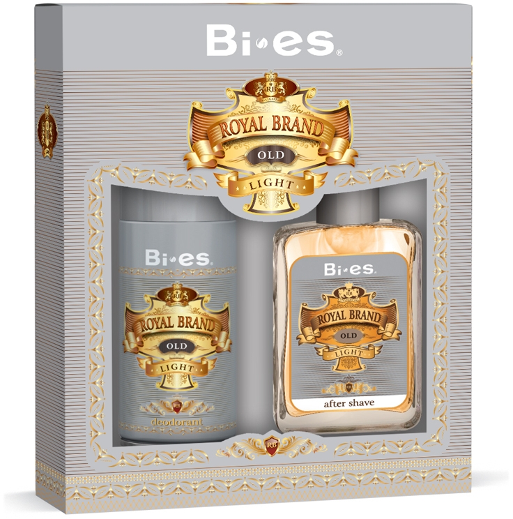 Bi-Es Royal Brand Light - Набор (afsh/100ml + deo/150ml) — фото N1