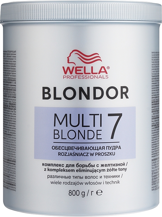 Блондирующая пудра - Wella Professionals Blondor Multi Blonde 7 Powder Lightener — фото N3