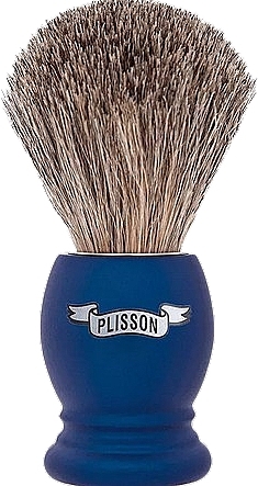 Помазок для гоління, синій - Plisson Essential Russian Grey Shaving Brush — фото N1