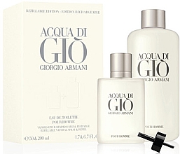 Духи, Парфюмерия, косметика Giorgio Armani Acqua Di Gio Pour Homme - Набор (edt/200ml + edt/50ml)