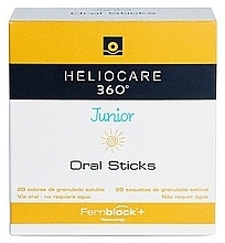 Стіки для захисту шкіри від фотостаріння для дітей - Cantabria Labs Heliocare 360 Junior Oral Sticks — фото N1