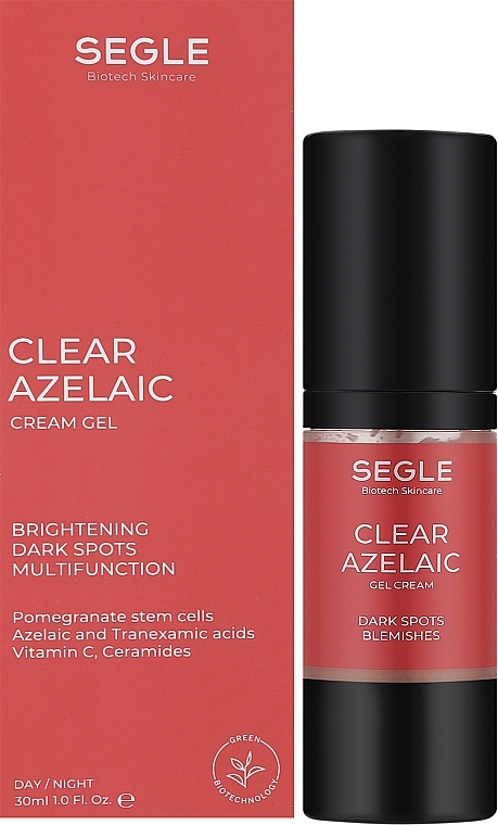 Депігментуючий крем-гель для обличчя - Segle Clear Azelaic Gel Cream — фото N2