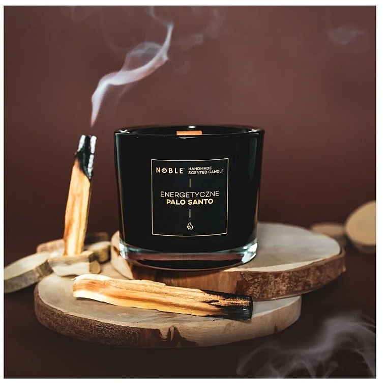 Ароматическая свеча - Noble Palo Santo Handmade Scented Candle — фото N2